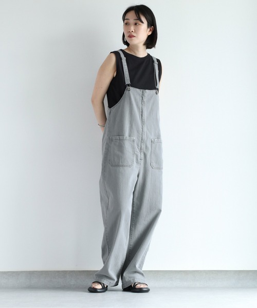 cepo（セポ） オーバーオール M グレー レディース : ZOZOTOWN Yahoo