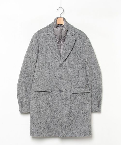 HERNO（ヘルノ） チェスターコート 46 グレー メンズ : ZOZOTOWN Yahoo