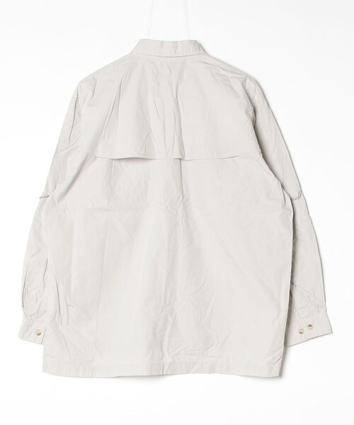 「Columbia」 長袖シャツ L ベージュ レディース_画像2