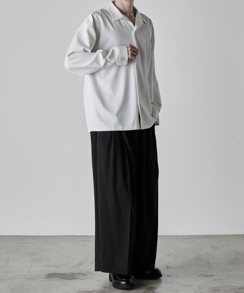 「CIASENSE」 長袖シャツ M ブルー メンズ_画像4