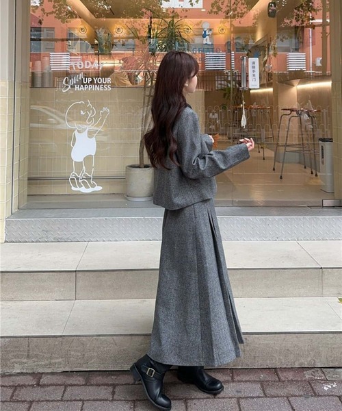 値下げ　美品PEARLY GATES フルジップジャケット&パンツセット グレー MAISON DE THERESE（メゾン ド テレーズ） セットアップ 上下セット