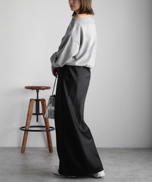 「Bonjour Sagan」 「Gleam」スウェットカットソー FREE ブルーグレー レディースの画像7