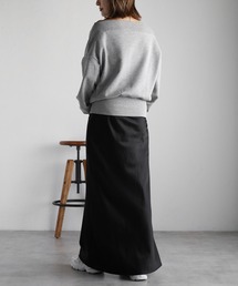 「Bonjour Sagan」 「Gleam」スウェットカットソー FREE ブルーグレー レディースの画像8