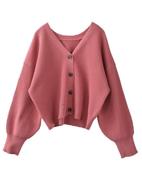 「e-zakkamania stores」 「maison de l'allure」ニットカーディガン フリー ブルーパープル レディース_画像6