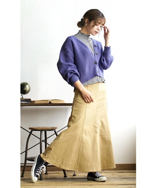 「e-zakkamania stores」 「maison de l'allure」ニットカーディガン フリー ブルーパープル レディース_画像9