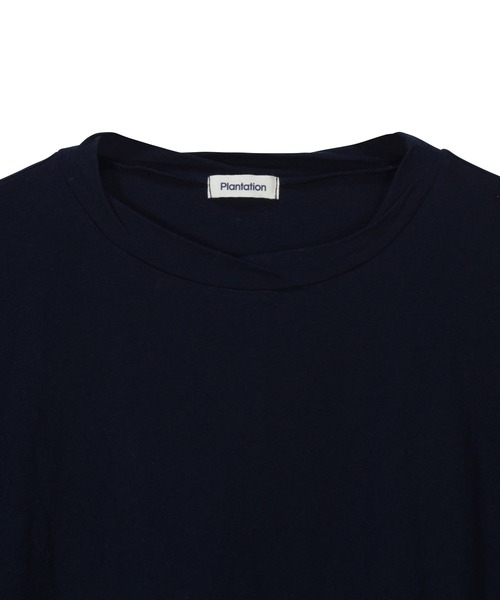 「Plantation」 半袖カットソー M size ライトグレー レディース_画像3