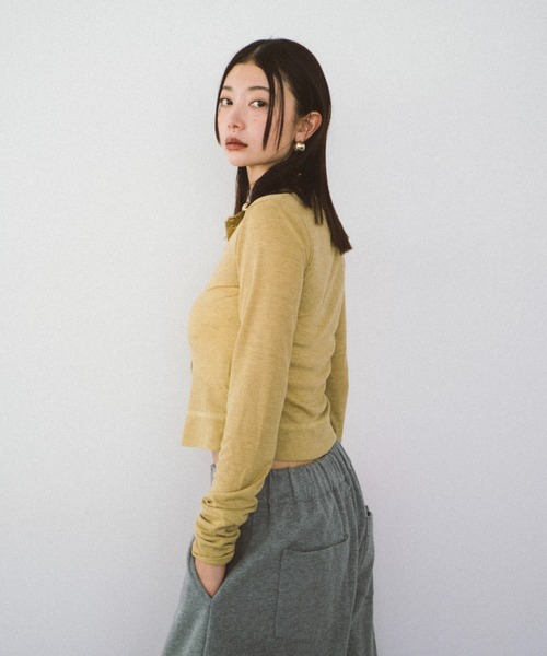 「HANNE」 カーディガン FREE ホワイト レディース_画像4