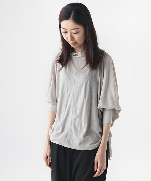 「AVIE」 長袖カットソー 38 ブラック レディース_画像9