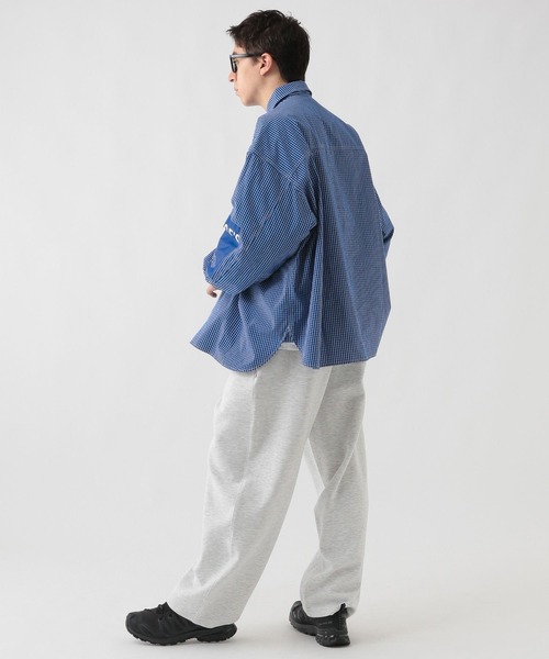 George's シャツ エルボーパッチチェツクシャツ メンズ レディース