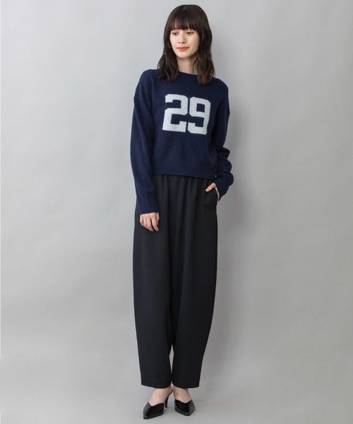 「Munich」 長袖ニット FREE グレー レディース_画像9