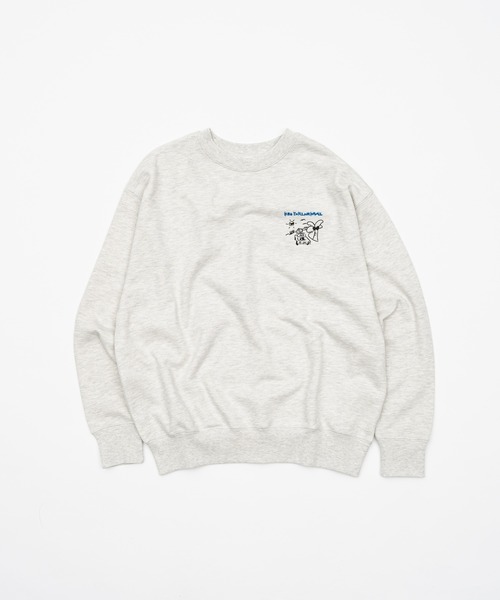 「kaoyorinakami」 スウェットカットソー MEDIUM グレー メンズ_画像5