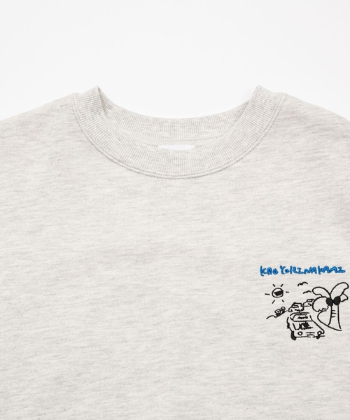 「kaoyorinakami」 スウェットカットソー MEDIUM グレー メンズ_画像6