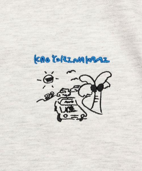 「kaoyorinakami」 スウェットカットソー MEDIUM グレー メンズ_画像7