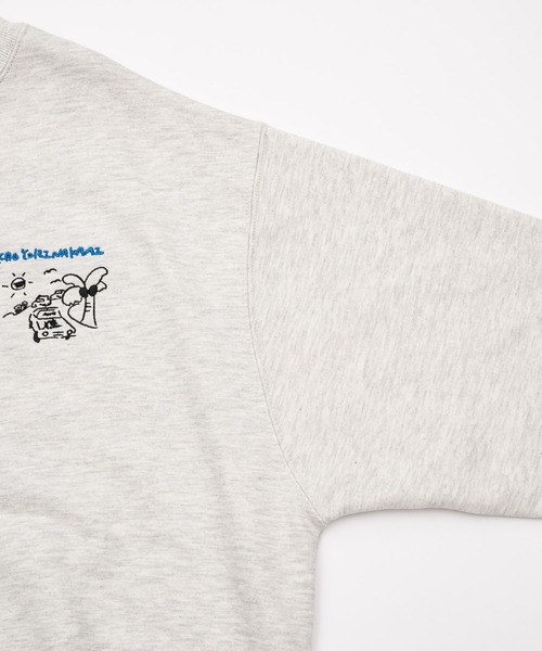 「kaoyorinakami」 スウェットカットソー MEDIUM グレー メンズ_画像8