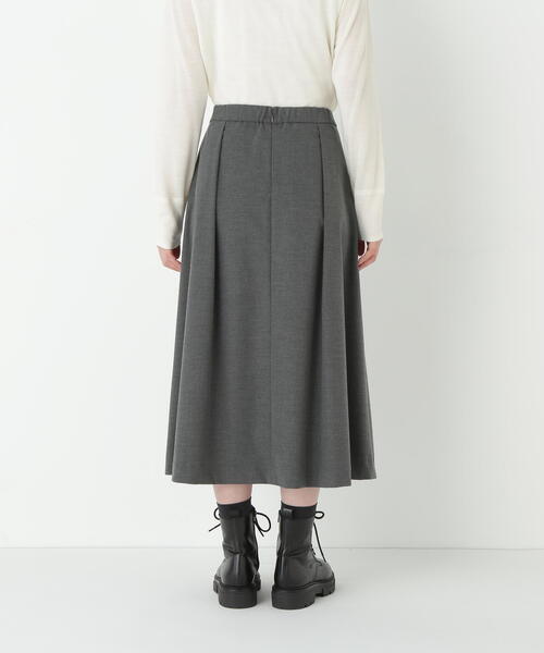 human woman（ヒューマンウーマン） フレアスカート MEDIUM グレー系
