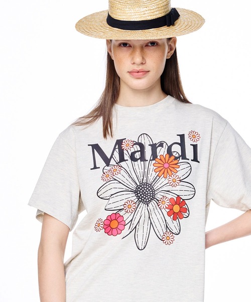 「Mardi Mercredi」 半袖Tシャツ FREE ベージュ系その他 レディース_画像7