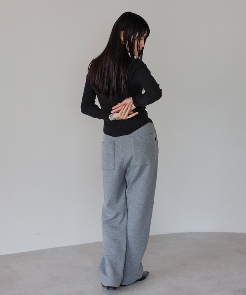 ENC tシャツ front gather cardigan / フロントギャザーカーディガン