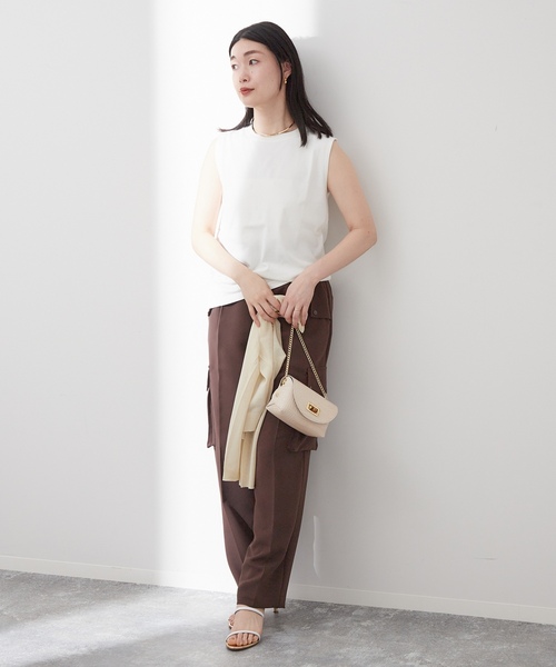 「journal standard L'essage」 ノースリーブトップス FREE ベージュ レディース_画像10