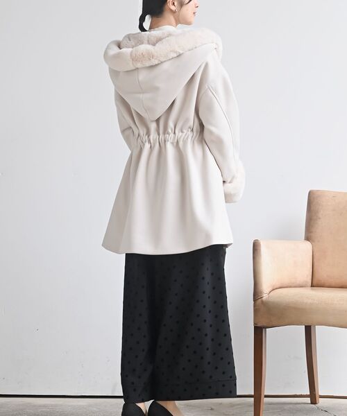 「rps」 コート フリー グレイッシュベージュ レディース_画像4