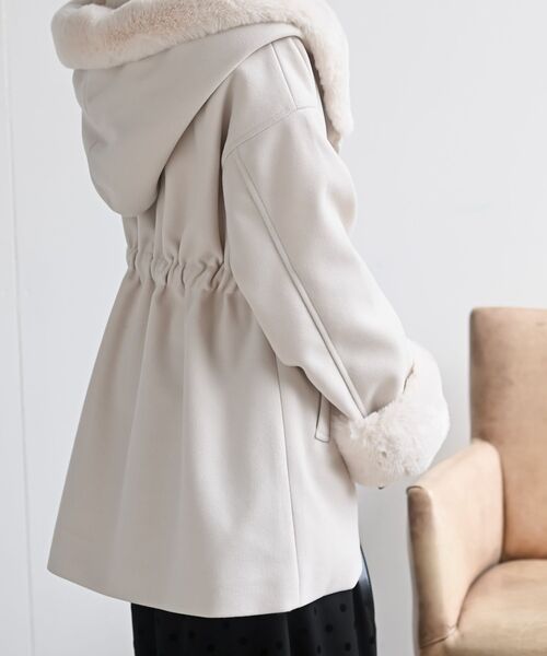 「rps」 コート フリー グレイッシュベージュ レディース_画像9