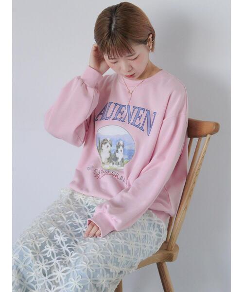 「ehka sopo」 スウェットカットソー F グレー レディース_画像3