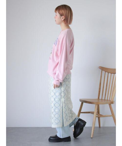 「ehka sopo」 スウェットカットソー F グレー レディース_画像9