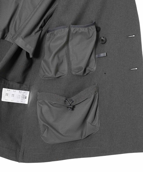 ブルゾン アウター TECH DOUBLE-BREASTED JACKET BJ-52026 メンズの画像