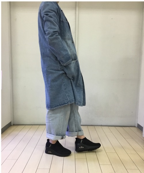 「SKECHERS」 ローカットスニーカー 24.5cm ピンク レディース_画像6