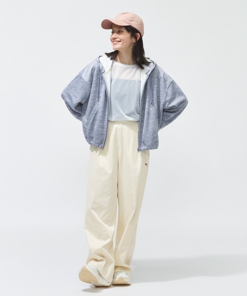PUMA（プーマ） uvカット ワイドパンツ ジーンズ デニム デニムパンツ