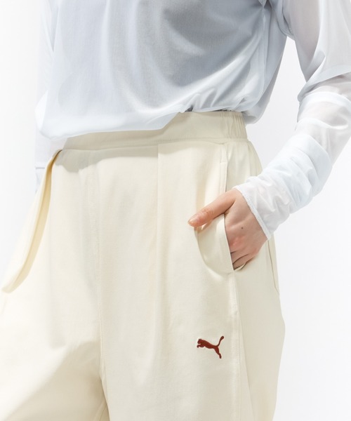 PUMA（プーマ） ワイドパンツ ジーンズ デニム デニムパンツ PUMA ESS