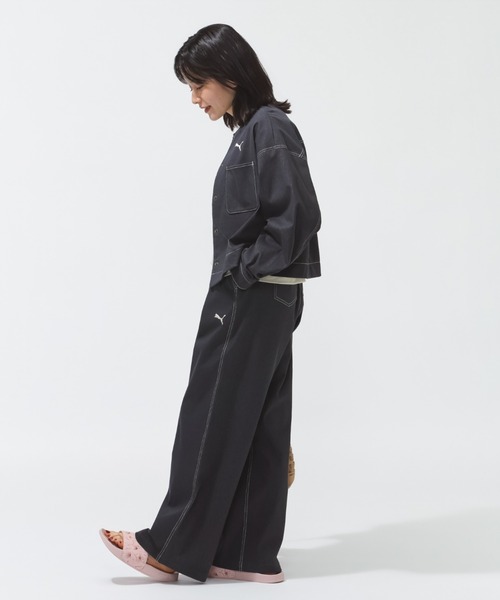 お値下げ　新品！PUMA ブーツカットデニム 862880 ウエスト88 PUMA（プーマ） uvカット ワイドパンツ ジーンズ デニム デニムパンツ