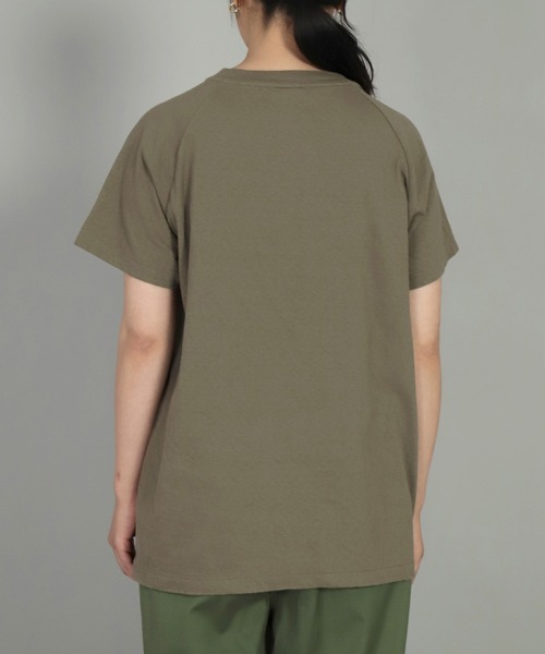 「OMNIGOD」 半袖Tシャツ FREE ライトブラウン レディース_画像8