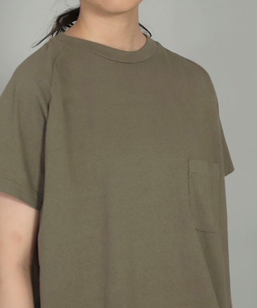 「OMNIGOD」 半袖Tシャツ FREE ライトブラウン レディース_画像9