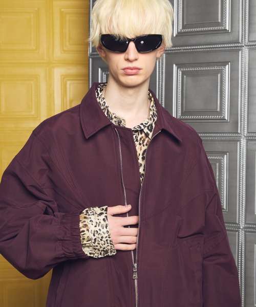 m.m様　ブルゾン WYM LIDNM ブルゾン アウター TWILL STITCH LINE SHORT BLOUSON メンズ