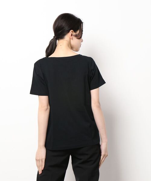 「BLUE LABEL CRESTBRIDGE」 半袖Tシャツ 38 オフホワイト レディース_画像2