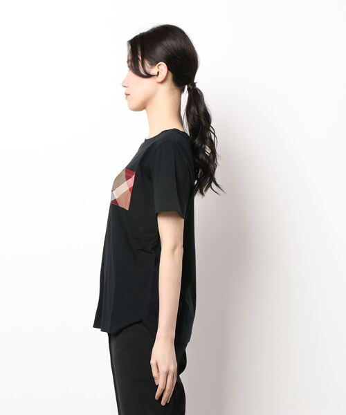 「BLUE LABEL CRESTBRIDGE」 半袖Tシャツ 38 オフホワイト レディース_画像3