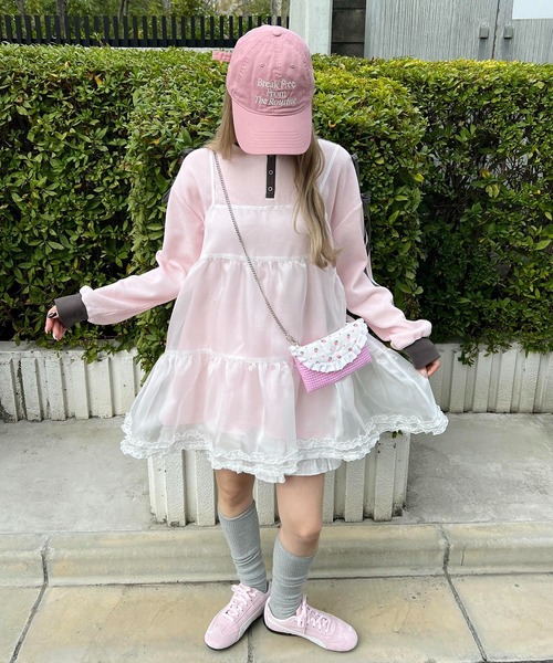 WC ワンピース シアーフリルキャミワンピース : ZOZOTOWN Yahoo!店