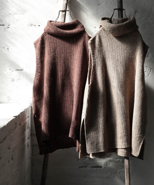 「soulberry」 タートルネックニット M ブラウン レディース_画像3