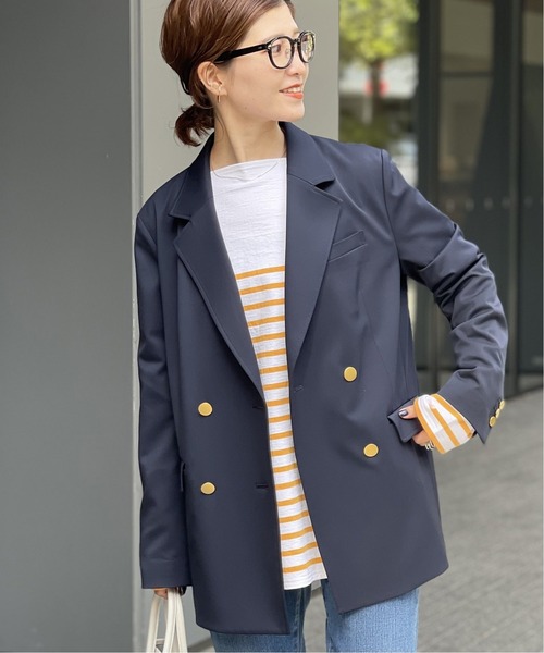 スピック＆スパン ネイビー ジャケット 美品 Spick＆Span（スピック アンド スパン） 「Spick & Span」 ジャケット
