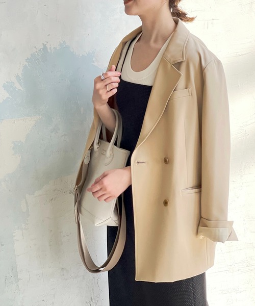 「Spick \u0026 Span」 ジャケット 38 ネイビー レディースの画像
