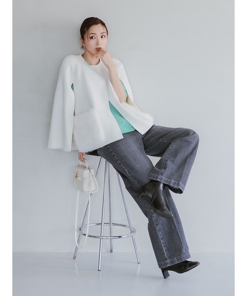 「CELFORD」 デニムパンツ 36 グレー レディースの画像