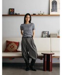 tシャツ 半袖 「CITEN」シャーリングチェ...の詳細画像1