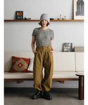 tシャツ 半袖 「CITEN」シャーリングチェ...の詳細画像3