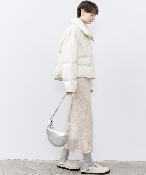 「tageechita」 ニットワンピース M ライトベージュ レディース_画像2