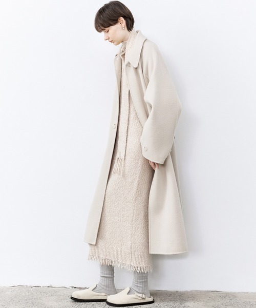 「tageechita」 ニットワンピース M ライトベージュ レディース_画像6