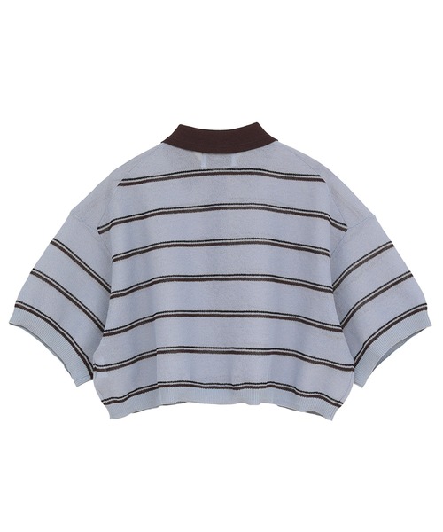 CLANE（クラネ） ニット セーター 「CLANE/クラネ」SPONGY SHEER POLO