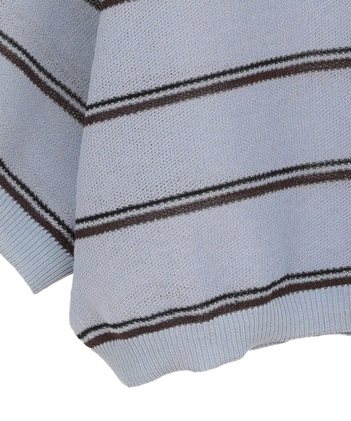 CLANE（クラネ） ニット セーター 「CLANE/クラネ」SPONGY SHEER POLO