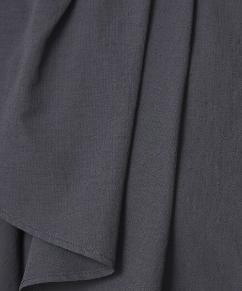 ブラウス シャツ Breeze Cool  ラッフル ブラウス マシンウォッシャブル 吸水速乾 通気性 UVカット レディースの画像