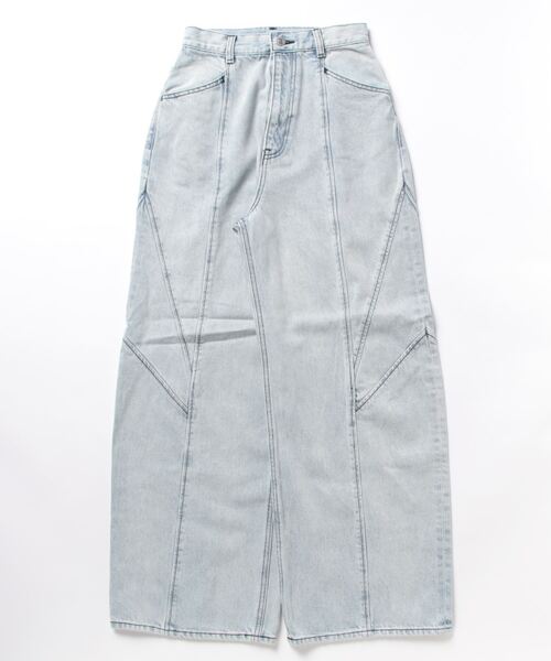 「SNIDEL」 デニムパンツ 0 ライトブルー レディース_1
