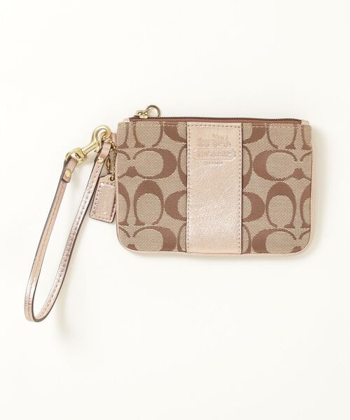COACH（コーチ） ポーチ - ベージュ レディース : ZOZOTOWN Yahoo!店 